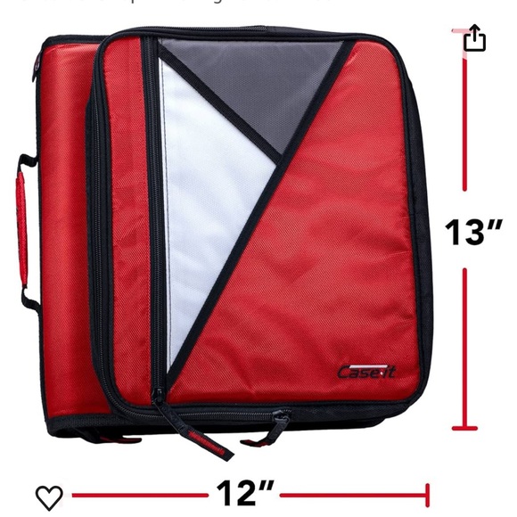 Binder and laptop holder with crossbody/shoulder strap - Picture 2 of 10